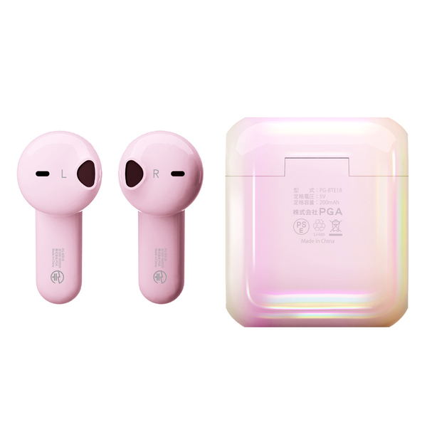 煌めくオーロラコーティングされた、耳への負担を抑えたインナーイヤータイプ完全独立型ワイヤレスステレオイヤホンを株式会社PGAが1月12日から新発売