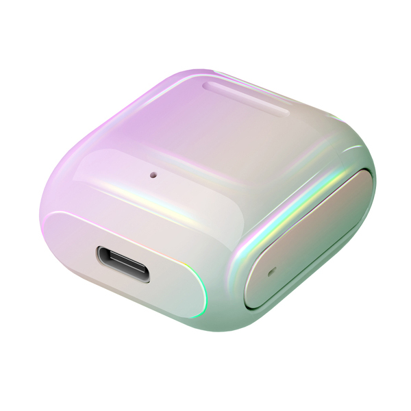 煌めくオーロラコーティングされた、耳への負担を抑えたインナーイヤータイプ完全独立型ワイヤレスステレオイヤホンを株式会社PGAが1月12日から新発売