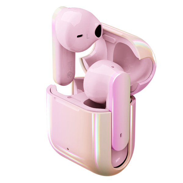 煌めくオーロラコーティングされた、耳への負担を抑えたインナーイヤータイプ完全独立型ワイヤレスステレオイヤホンを株式会社PGAが1月12日から新発売