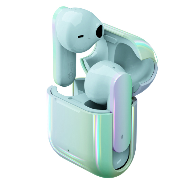 煌めくオーロラコーティングされた、耳への負担を抑えたインナーイヤータイプ完全独立型ワイヤレスステレオイヤホンを株式会社PGAが1月12日から新発売