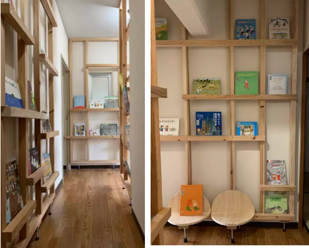 【名城大学】天白区の定住促進住宅 「一つ山荘」で学生DIYによる秘密基地のような絵本サロンを開所