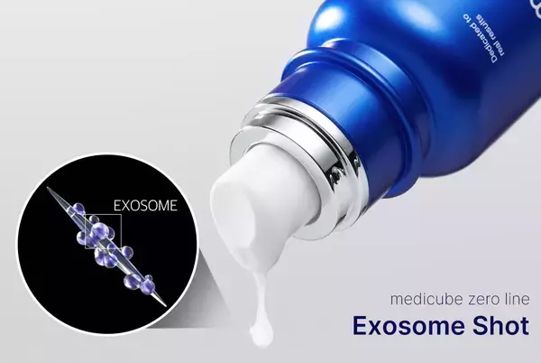 韓国ダーマコスメブランド「medicube(メディキューブ)」より毛穴トラブルにアプローチする美容液「ゼロ1DAYエクソソームショット2000/7500」が新登場！