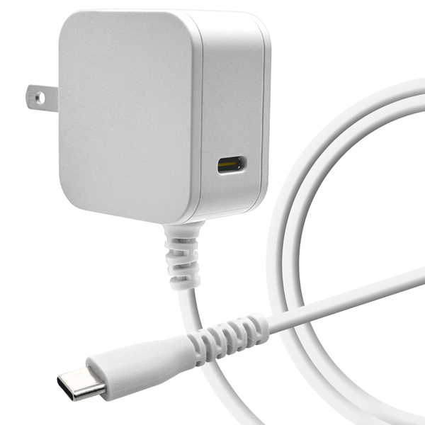 「2台同時充電可能」PD20W対応Type-Cケーブル一体型のAC充電器を発売！