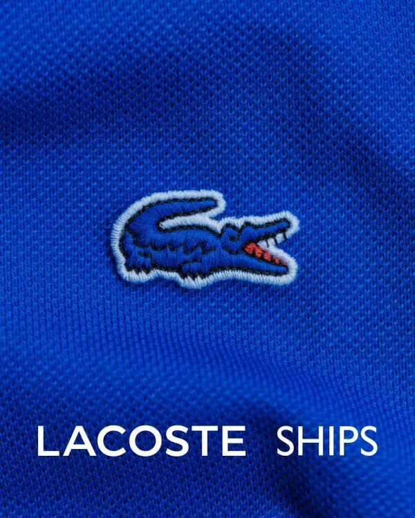 【LACOSTE × SHIPS】定番人気の別注アイテムが待望の新色を加えて4/12(金)より発売開始！