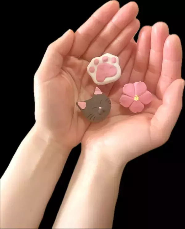 絵本×和菓子×CAFETELイベント第2弾！ 3月17日限定 「かいねこきぶん」 和菓子セット販売と 絵本をテーマにしたマグネットづくり