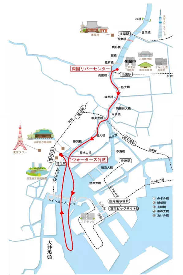 【10/24まで申込受付】『極上のスイーツ』『クルーズ』『国指定名勝の特別イベント』を楽しめる 「水上バスで行くラグジュアリーツアー ～メズム東京のスイーツティータイムと夕暮れの庭園散策～」