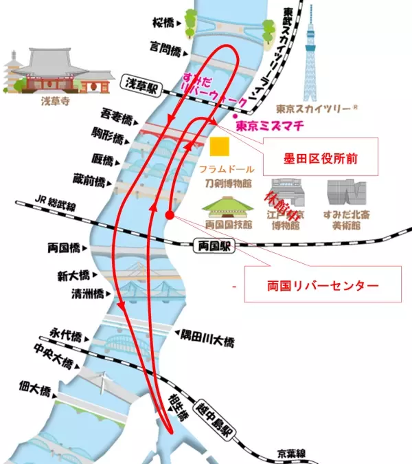 ６月28日（金）開催！東京水辺ライン６月のイベント便は、隅田川の復興橋を架けた技術者達の想いを学ぶ講義と水上バスクルーズ（昼食付）。