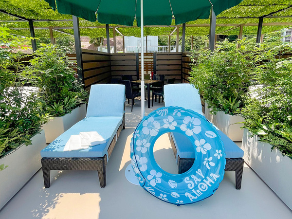 プール「ザ・ブーン」 7月13日(土)スタート　毎年大好評の有料レストスペースが今年も登場！