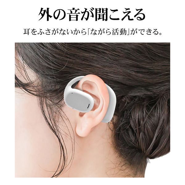 「外の音が聞こえる」「耳を塞がない」オープンイヤー防水完全ワイヤレスイヤホン登場！