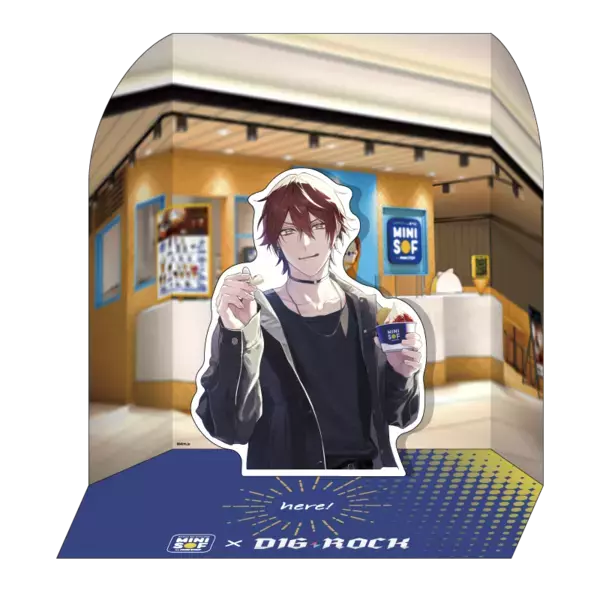 ソフトクリーム専門店「ＭＩＮＩ ＳＯＦ（ミニソフ）」ソフトクリームと DIG-ROCK  オリジナルグッズでコラボ！ ２月２３日（金）開始！