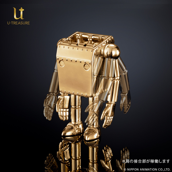 黄金に輝くロボノイド！？　K18イエローゴールド&シルバーの「ロボノイド フィギュア」が登場　 各45体限定で予約受付を開始