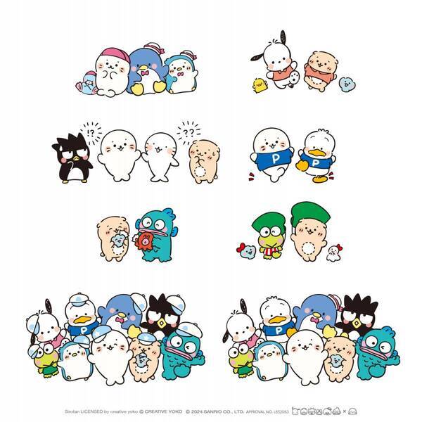 しろたん×サンリオキャラクターズ第2弾は『はぴだんぶい』と夢のコラボレーション！『しろたん×はぴだんぶいPOP UP SHOP』の開催も決定！