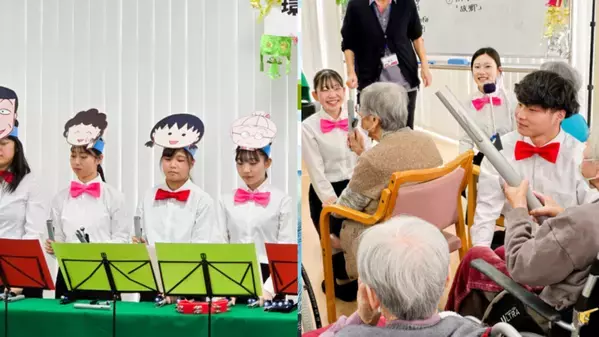 【IPU・環太平洋大学】音楽で紡ぐ笑顔！特別養護老人ホームでクリスマスコンサートを開催