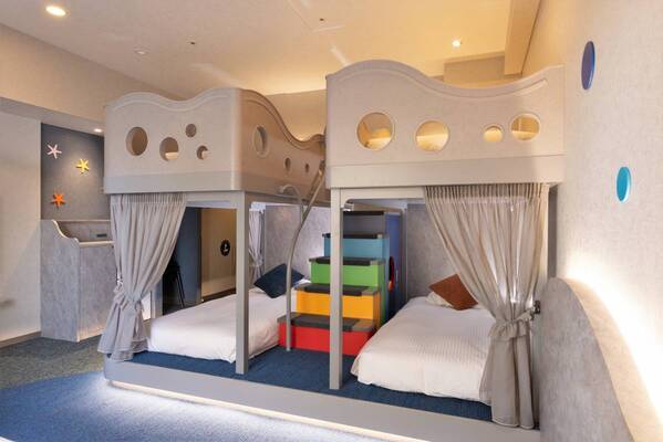 ホテル京阪 ユニバーサル・タワー　 第３期リニューアルルームが完成 新たにバンクベッドルームが登場します。