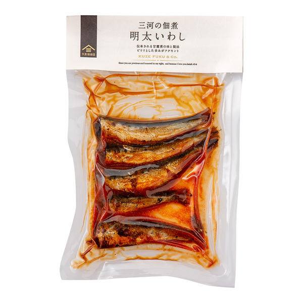 【新発売】伝統製法で炊き上げた「三河の佃煮」シリーズ5種類が待望の新発売！照りと甘みが特徴の、骨までおいしい魚惣菜【久世福商店】