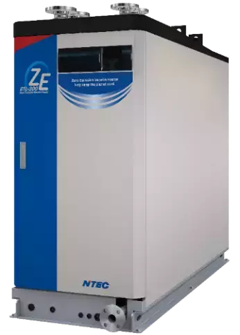 日本サーモエナー、水素焚き真空式温水発生機の初号機をトヨタ自動車北海道向けに納入