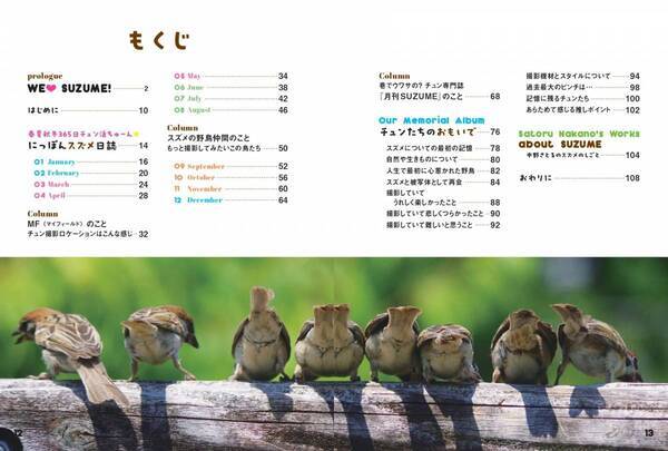 見れば見るほど 見たくなる『にっぽんスズメ日誌』が2月15日発売