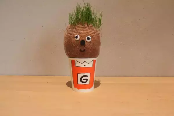 芝が髪の毛になる？！　ホームセンターグッデイの人気ワークショップ『芝坊やをつくろう』が『GreenSnap Marche FUKUOKA 2024 For Kids』に登場