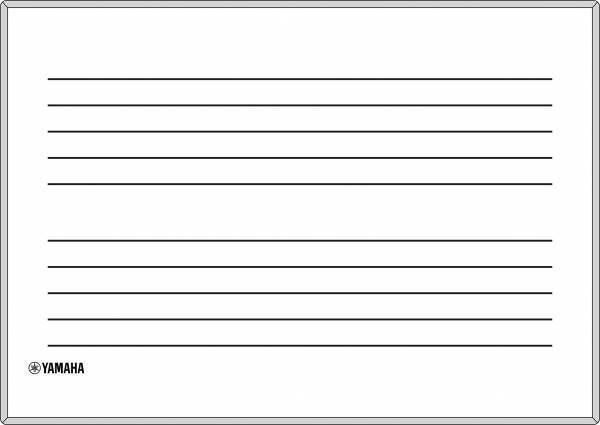 「五線ホワイトボード(A4)音符マグネットつき」 1月30日発売！