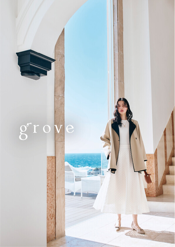 grove（グローブ） 2024 Spring Collection ヴィジュアルLOOK BOOKを公開
