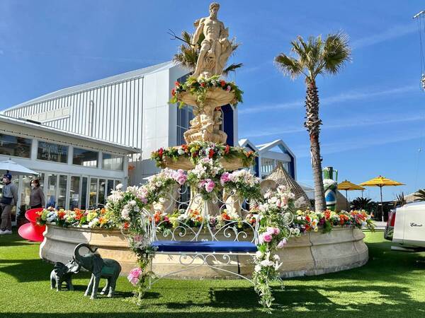 花束をピザにしたらこうなりました『ブーケサラダピザ」が新登場！ 淡路島西海岸『花咲く淡路島 春旅フェア』5月31日まで開催