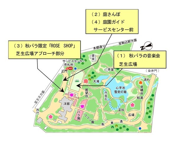 ＜約100種200株のバラが洋風庭園を彩る＞旧古河庭園「秋のバラフェスティバル」を10/5～11/8に開催