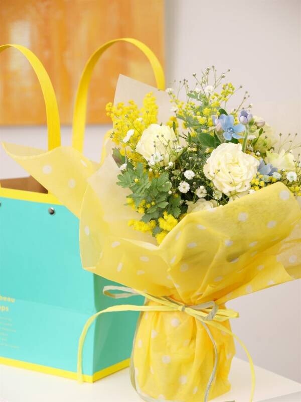3月14日(木)「ホワイトデー」には黄色のお花で感謝や愛を伝えて。期間限定フラワーギフト発売中