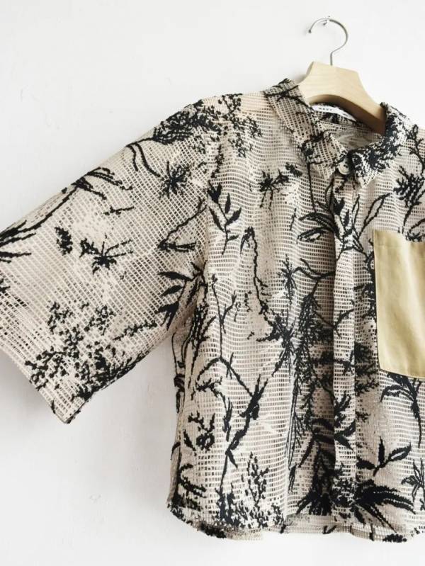 NAVY.WO 2024秋冬新作 <Russel lace shirt with pocket>を オフィシャルネットショップと全国直営店にて販売開始