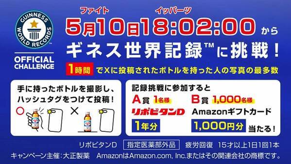 リポビタンがギネス世界記録™に挑戦！
