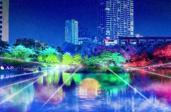 旧芝離宮恩賜庭園開園100周年ライトアップイベント「旧芝離宮夜会 〜幾年(いくとせ)ひかる〜」を開催します【5/15～18まで4日間限定】