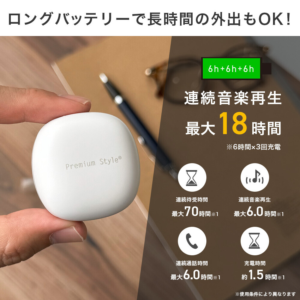 累計出荷台数23万個超えの完全ワイヤレスステレオイヤホンがBluetoothバージョンアップと防水機能対応で2024年5月30日から新色リニューアルにて新発売