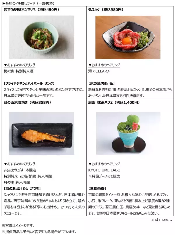 京都駅前すぐ 京都タワーサンド 第2回「FOOD HALL 日本酒 FESTA」を開催