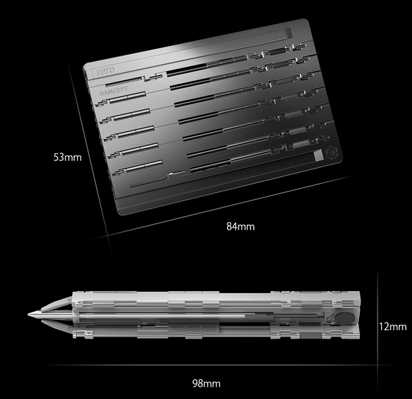 カードがボールペンにトランスフォーム！「HANCEPT zero」5月15日販売開始！