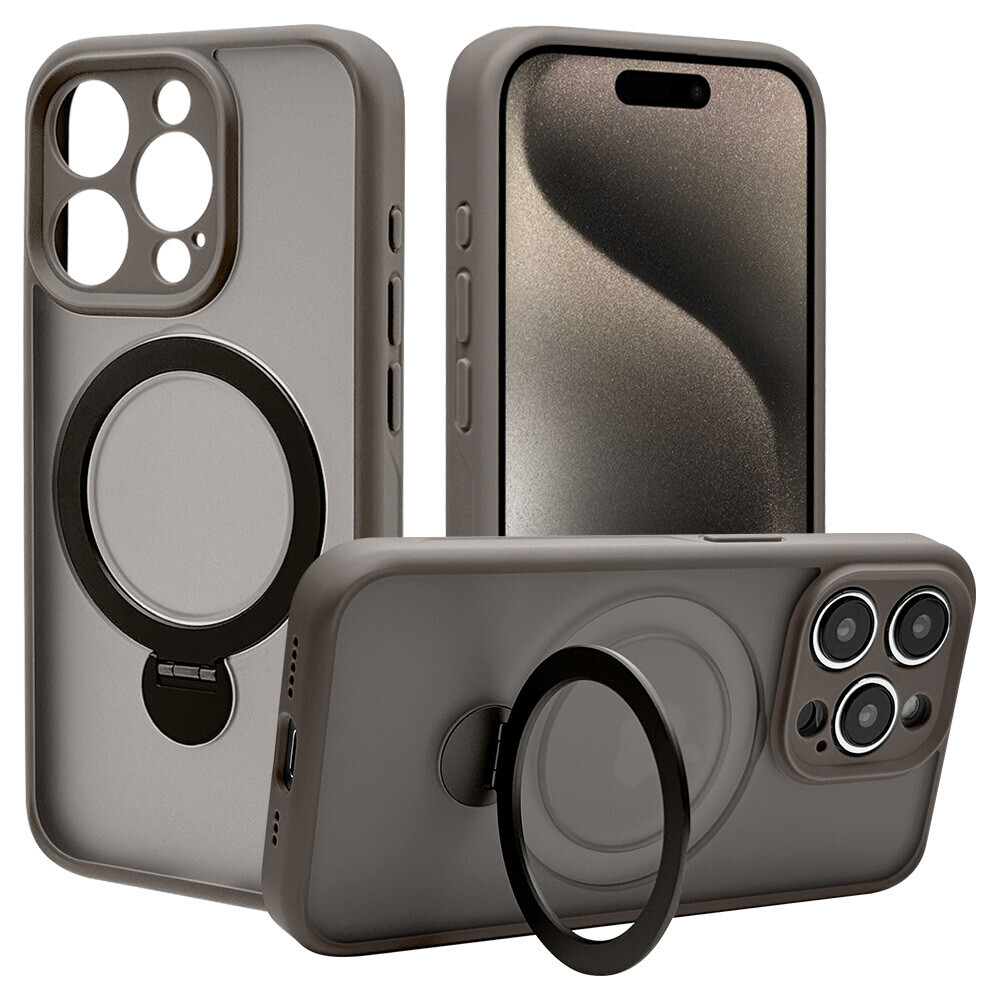 【iPhone15/15Pro】MagSafe対応！リングスタンド付きハイブリッドケース「ZERO SAFE」登場！