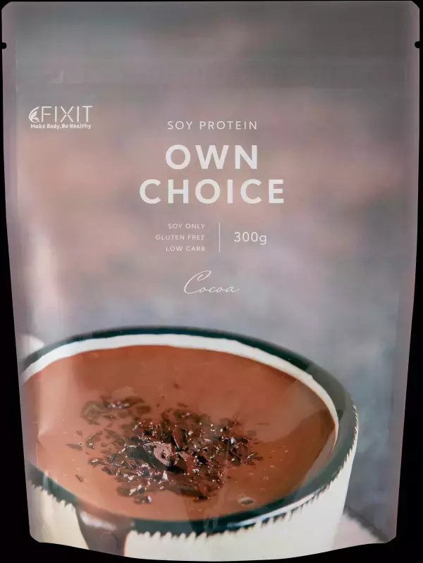 美味しさを追求したソイプロテイン【FIXIT OWN CHOICE ( オウンチョイス ) 】 2月13日より発売開始