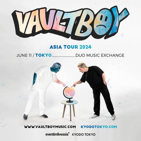 サブスク音楽配信サービスで 「everything sucks」が2億回以上の大ヒット！  米フロリダ出身、 新進気鋭の爽やか金髪インディー・ポップ・アーティスト、 VAULTBOY 初来日公演決定！