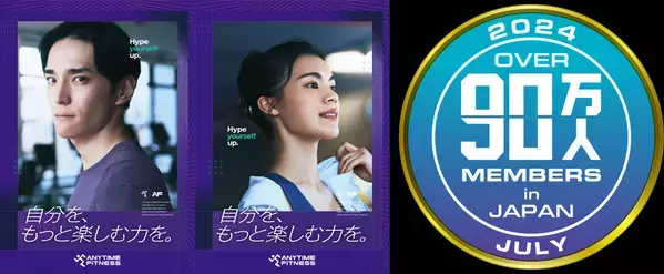 エニタイムフィットネスの国内会員数90万人突破！