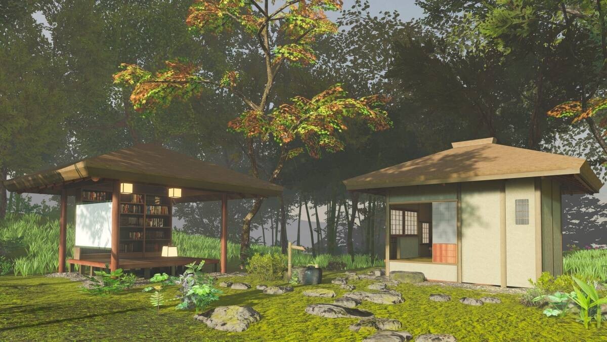 老舗茶舗・福寿園がお茶をテーマとしたメタバース空間「京・山城ワールド」を開発・公開。幻想的な茶室や富士山の山頂でお茶会も！？