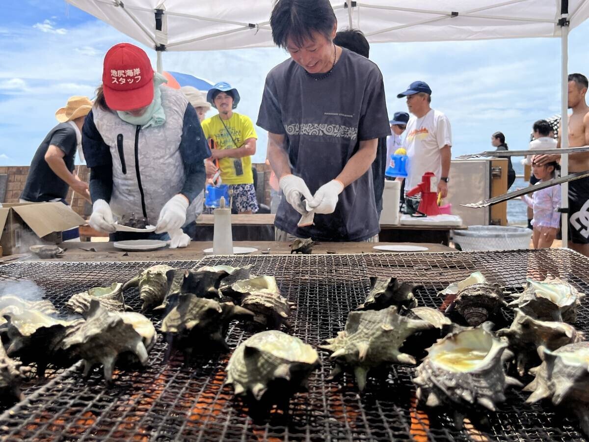 【2024年夏/東伊豆】朝日と花火が昇る海水浴場開放!