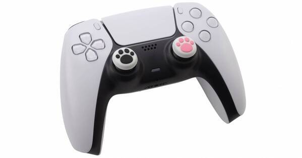 かわいい肉球で操作性アップ！ PS5用アナログスティックカバー「ねこにゃん」が新発売