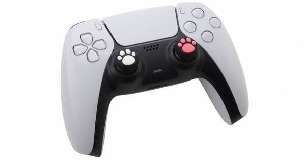 かわいい肉球で操作性アップ！ PS5用アナログスティックカバー「ねこにゃん」が新発売
