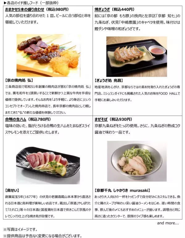 京都駅前すぐ 京都タワーサンド 国内外の計45種類のビールが楽しめる「FOOD HALL BEER FESTA」を開催