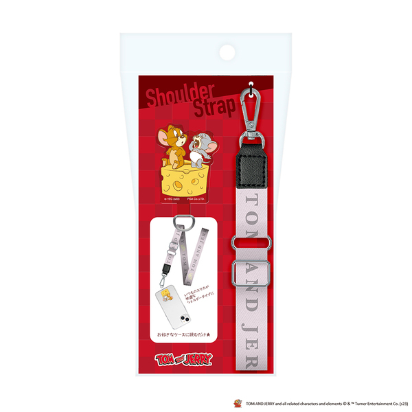 トムとジェリーデザインのストラップホルダー付ショルダーストラップを株式会社PGAが発売