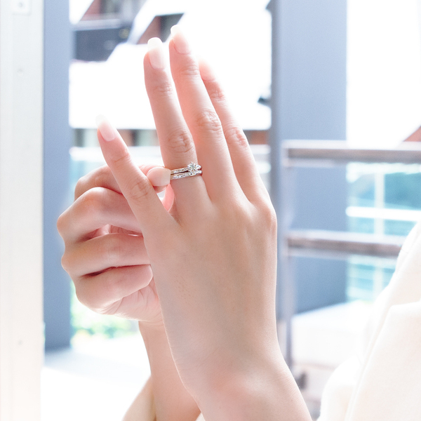 ＜ケイウノ＞婚約指輪「Sinfonia」・結婚指輪「Due Aurore」 ふたりだけのアレンジも可能なブライダルリングを 6月28日新発売