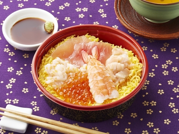 毎日色々楽しめる！！ ロコモコ丼 ちょこ☆リッチずし！いくら海鮮丼 海老と野菜のたっぷり天重 彩り幕の内弁当 １１月２６日（火）新発売！！