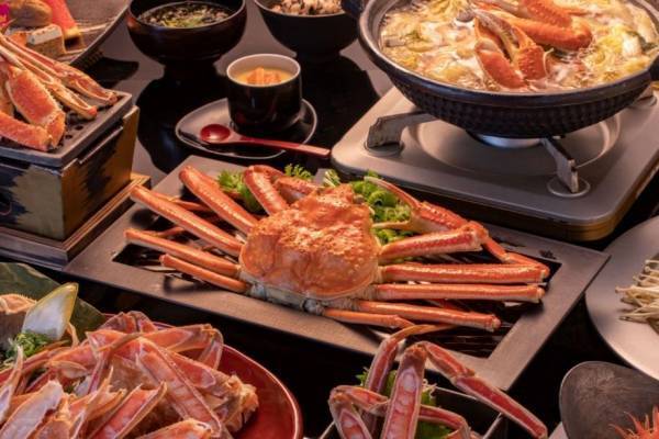 【３大しゃぶしゃぶ】期間限定『蟹×ブリ×牛肉』のしゃぶしゃぶが食べ放題　特別ビュッフェプラン予約受付中　夕日ヶ浦温泉 時季を彩る 【佳松苑】