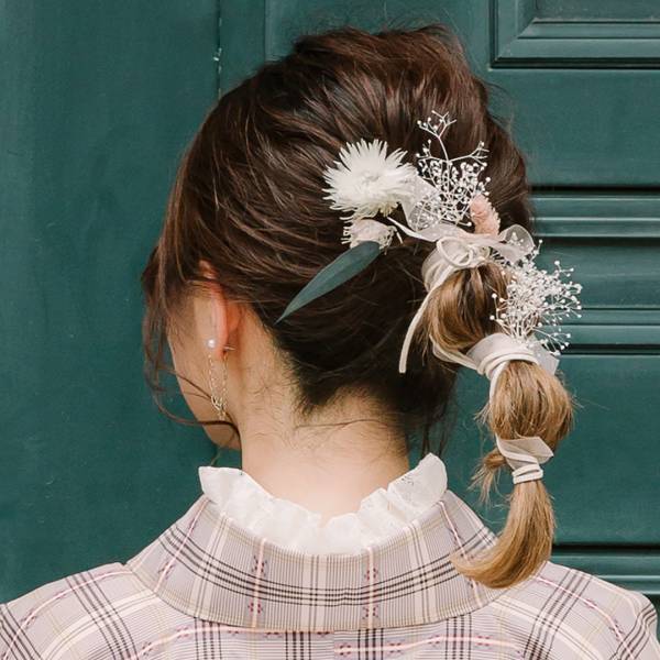 バレンタインの京都観光に。かわいらしく上品な新作重ね衿がレースコーデ着物、振袖プランにて２月１日よりレンタル開始。