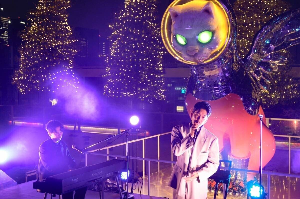 WONK 、Maika Loubtéによるスペシャルステージ 『ROOFTOP LIVE GINZA SIX XMAS 2024』 を開催