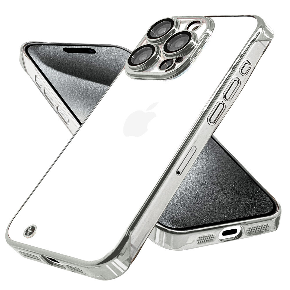【iPhone15/15Pro】煌めくフレームで端末をより美しく！極限保護メタルフレームケース登場！