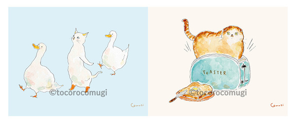 パン、プリン、猫…おいしい＆かわいいポストカード集 オレンジページの新シリーズ4冊同時発売！（11/29）